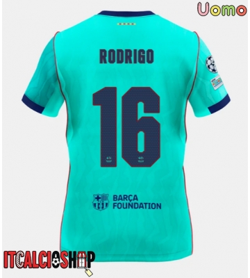 Barcelona Rodri Hernandez #16 Terza Maglia 2026-27 Manica Corta
